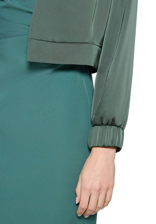 Satin short jacket - Dresses Boutique B.V.