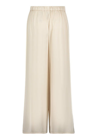 Satin wide pants Champagne Sorbet - Dresses Boutique B.V.