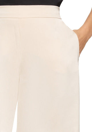 Satin wide pants Champagne Sorbet - Dresses Boutique B.V.