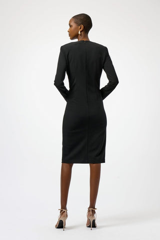 Scuba Crepe Sheath Dress - Dresses Boutique B.V.