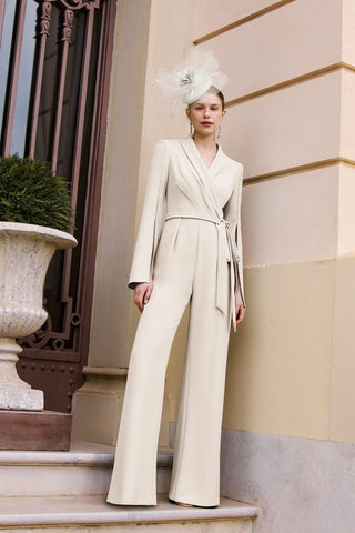 Seraphina jumpsuit Champagne - Dresses Boutique B.V.