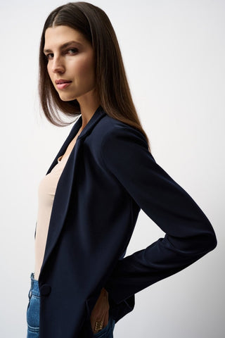 Straight Blazer Midnight blue - Dresses Boutique B.V.