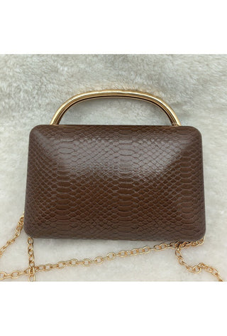 Tuni clutch Brown - Dresses Boutique B.V.
