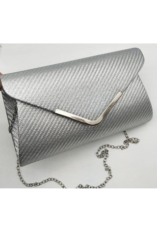 Varuna clutch Silver - Dresses Boutique B.V.