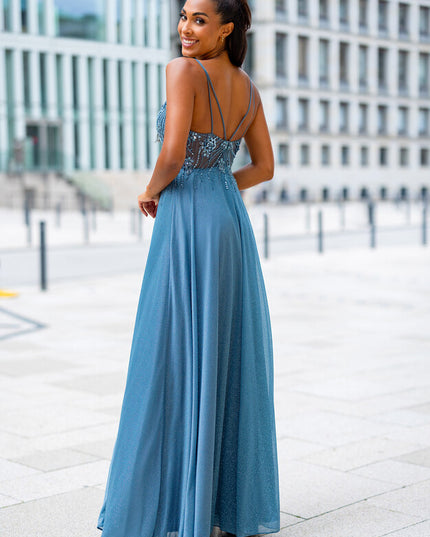 Viare dress 0956 Glitter Ice Blue