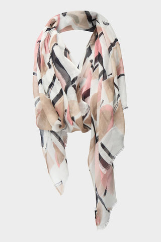 Viscose Abstract Print Scarf - Dresses Boutique B.V.