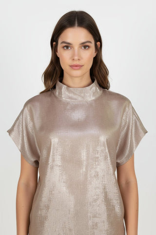 Guadalupe top Nude - Dresses Boutique B.V.