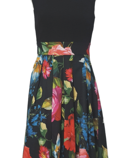 SWING - A-lijn jurk met bloemenprint - Jurken - 34 - Dresses Boutique jurkenwinkel Sittard