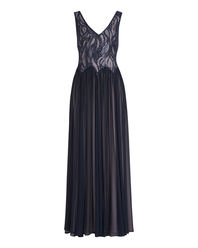 Vera Mont - Adriana dress - Gala jurken - 42 / Navy - Dresses Boutique jurkenwinkel Sittard