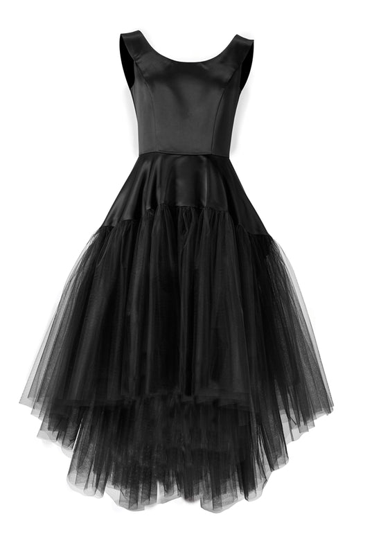 SWING - Black swan dress - Gala jurken - 34 / Black - Dresses Boutique jurkenwinkel Sittard