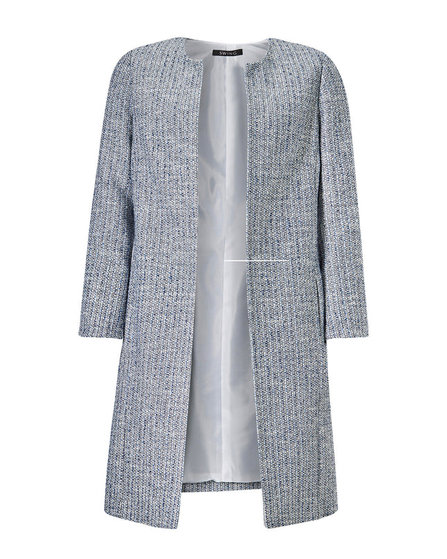 SWING - Boucle blazer coat - Blazers & Boleros - 34 / Navy - Dresses Boutique jurkenwinkel Sittard