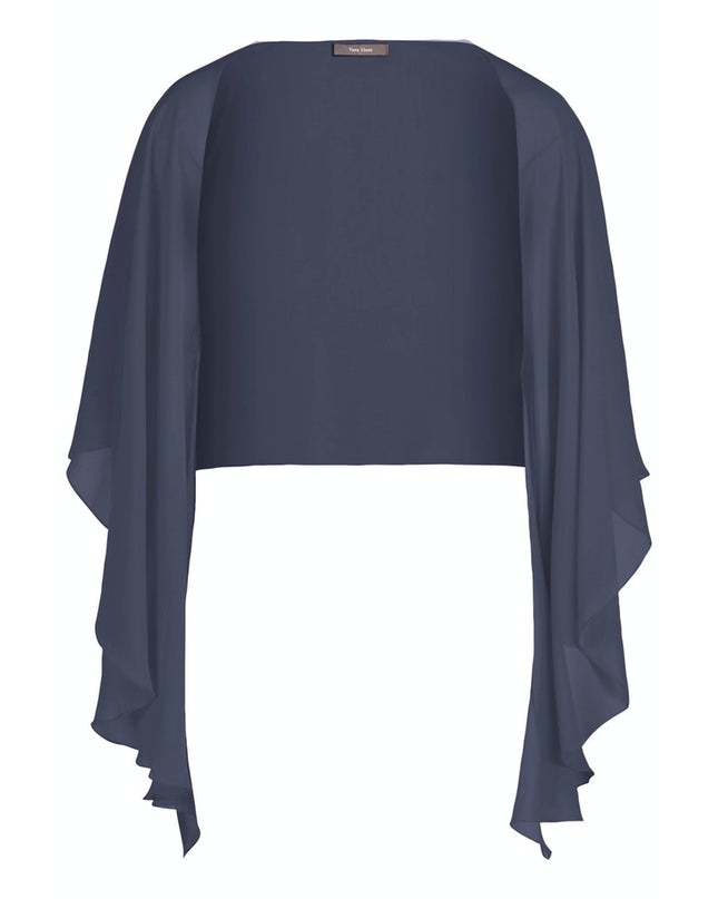 Vera Mont - Chiffon cape bolero - Blazers & Boleros - S / Bright Sapphire - Dresses Boutique jurkenwinkel Sittard