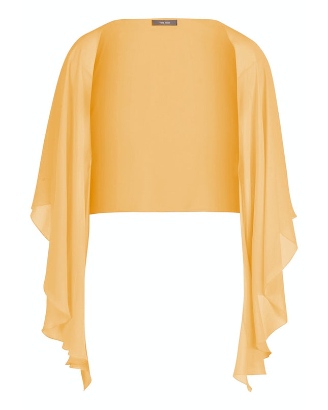 Vera Mont - Chiffon cape bolero - Blazers & Boleros - S / Golden Sun - Dresses Boutique jurkenwinkel Sittard