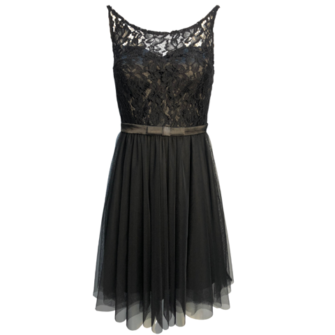 Dresses Boutique - Cocktail lace-dress -  - OneSize 36 t/m 40 / Black - Dresses Boutique jurkenwinkel Sittard