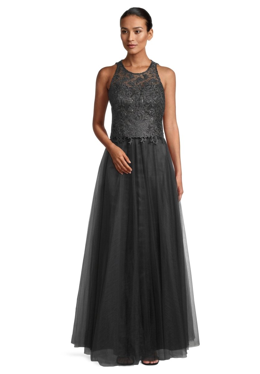 Lace and chiffon shop dress