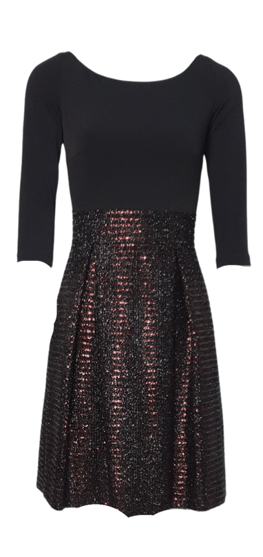 SWING - Glitter skirt dress Bordeaux - Jurken - 34 - Dresses Boutique jurkenwinkel Sittard