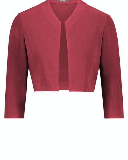 Vera Mont - Jersey blzr jacket Ruby red - Blazers & Boleros - 36 - Dresses Boutique jurkenwinkel Sittard