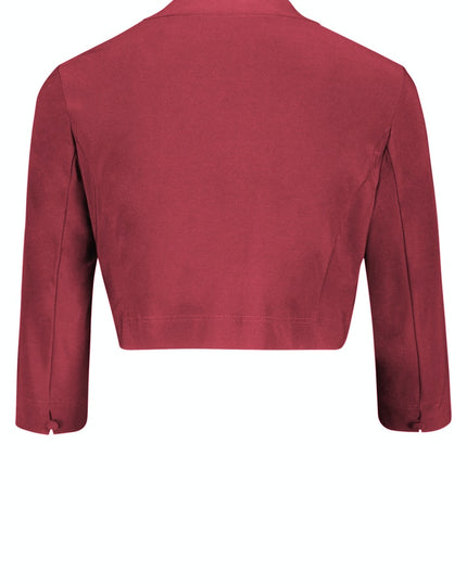 Vera Mont - Jersey blzr jacket Ruby red - Bolero -  - Dresses Boutique jurkenwinkel Sittard