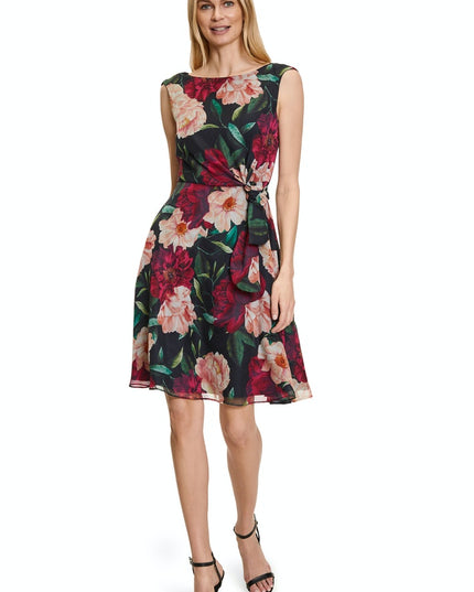 Vera Mont - Mimi flower dress - Jurken - 34 / Nightsky - Dresses Boutique jurkenwinkel Sittard