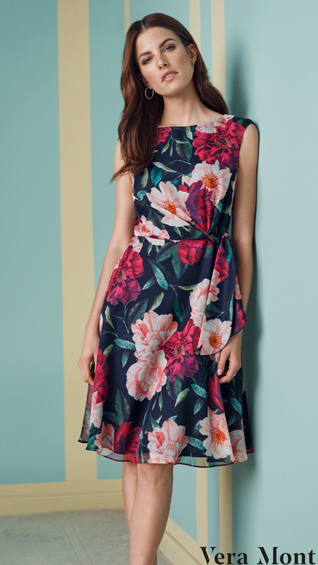 Vera Mont - Mimi flower dress - Jurken -  - Dresses Boutique jurkenwinkel Sittard