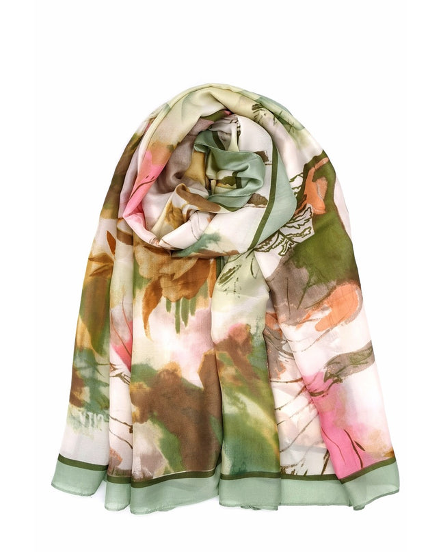 Dresses Boutique - Multi color scarf Green - Accessoires - OneSize - Dresses Boutique jurkenwinkel Sittard