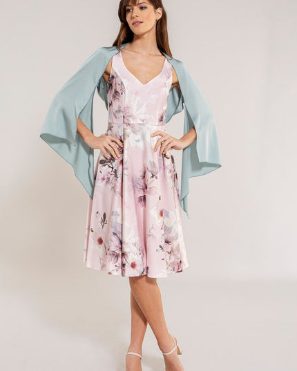 SWING - Satijn chiffon stola - Blazers & Boleros - S / Mint - Dresses Boutique jurkenwinkel Sittard