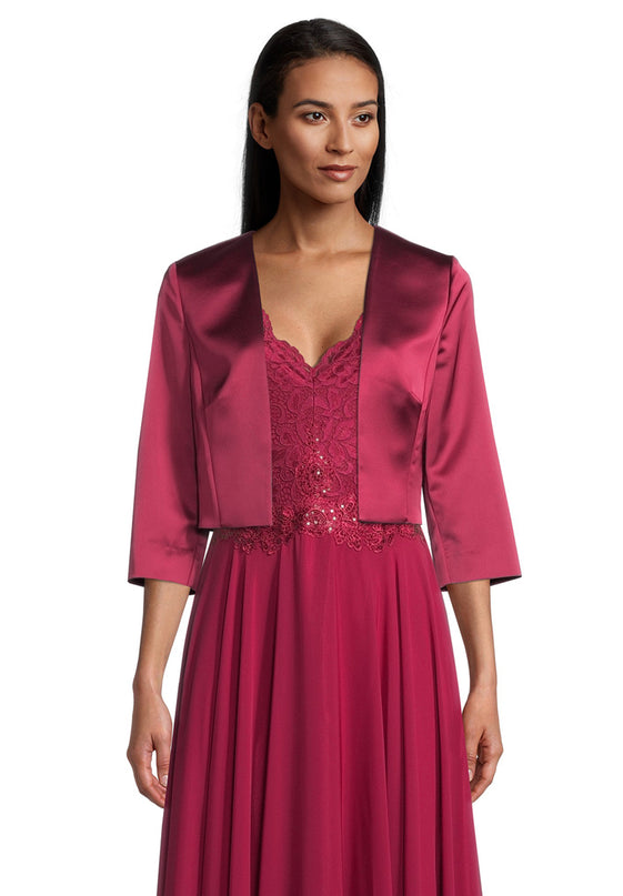 Vera Mont - Satin bolero ruby red - Bolero -  - Dresses Boutique jurkenwinkel Sittard