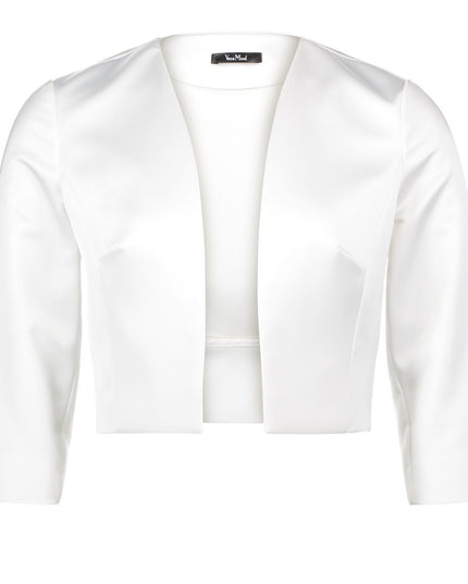 Vera Mont - Satin bolero Vera Mont White - Blazers & Boleros -  - Dresses Boutique jurkenwinkel Sittard