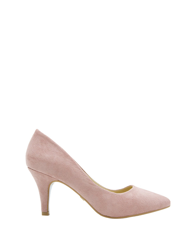 Dresses Boutique - Suedine pump Pink - Schoenen - 36 - Dresses Boutique jurkenwinkel Sittard