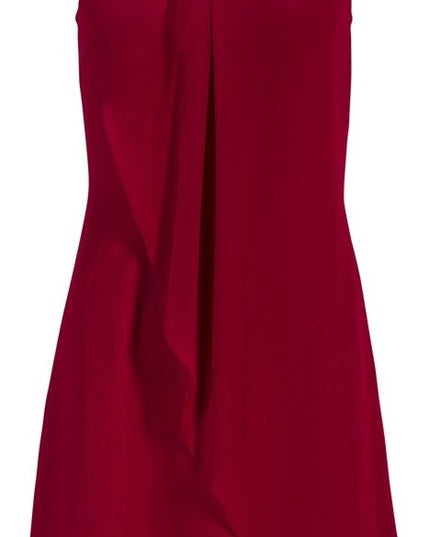 SWING - Uni layer dress red - Jurken - 44 / Red - Dresses Boutique jurkenwinkel Sittard