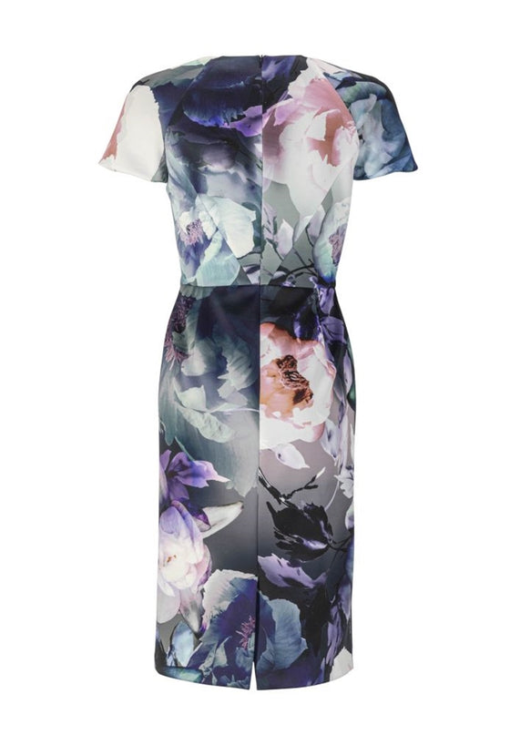 SWING - Cocktail jurk scuba bloemenprint - Jurken -  - Dresses Boutique jurkenwinkel Sittard