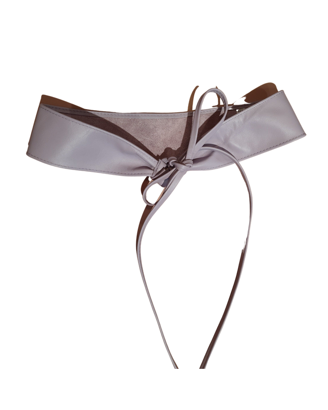 Dresses Boutique - Leather waist belt SS21 Lila -  - OneSize - Dresses Boutique jurkenwinkel Sittard