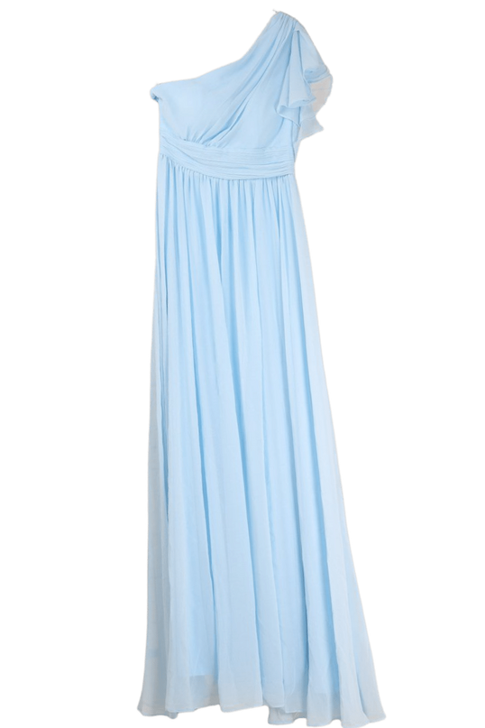 Dresses Boutique - Maxi offshoulder dress - Gala jurken - 36 / Babyblue - Dresses Boutique jurkenwinkel Sittard