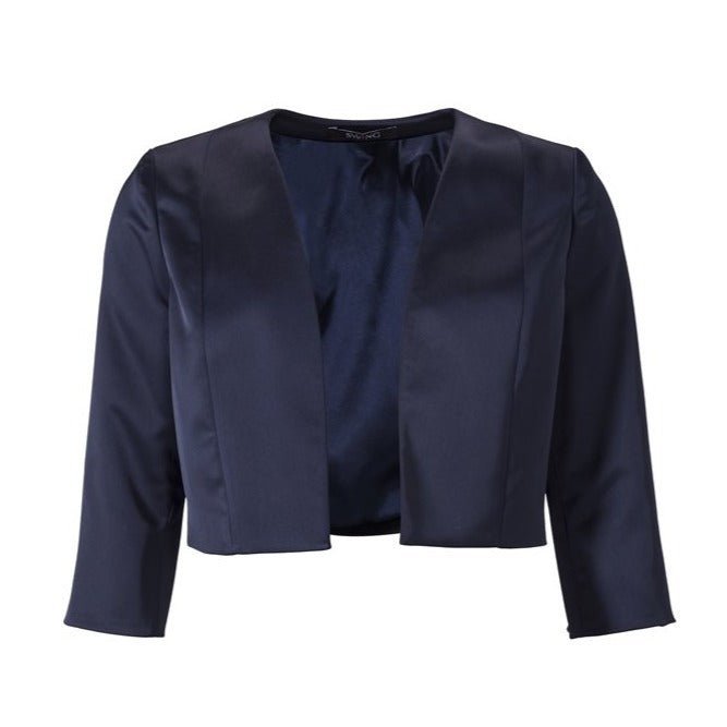 Navy 2025 satin bolero